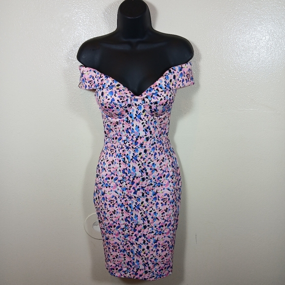 House of CB off shoulder mini dress XS - Picture 5 of 10